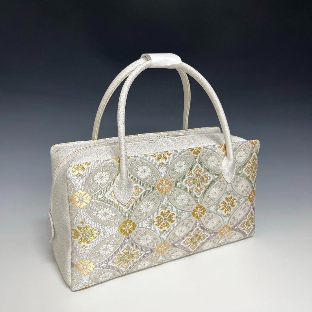 ○特別セール○ お洒落！！ 京都 西陣織 正絹帯地 使用 利休バッグ