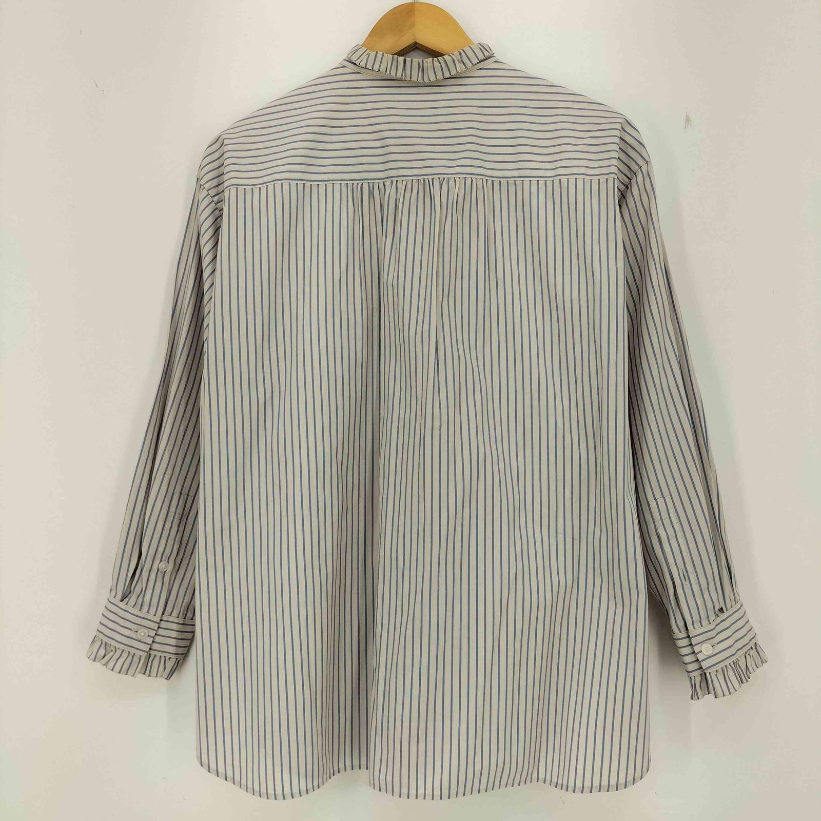 ユナイテッドアローズ UNITED ARROWS C スタンドカラー フリル 