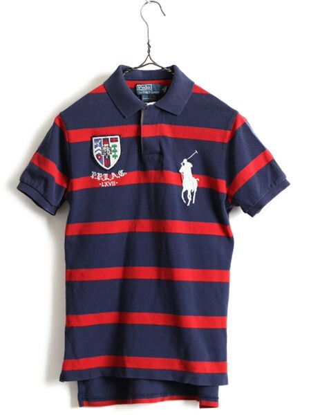 ビッグポニー 希少サイズ S ■ POLO ポロ ラルフローレン ボーダー 鹿の