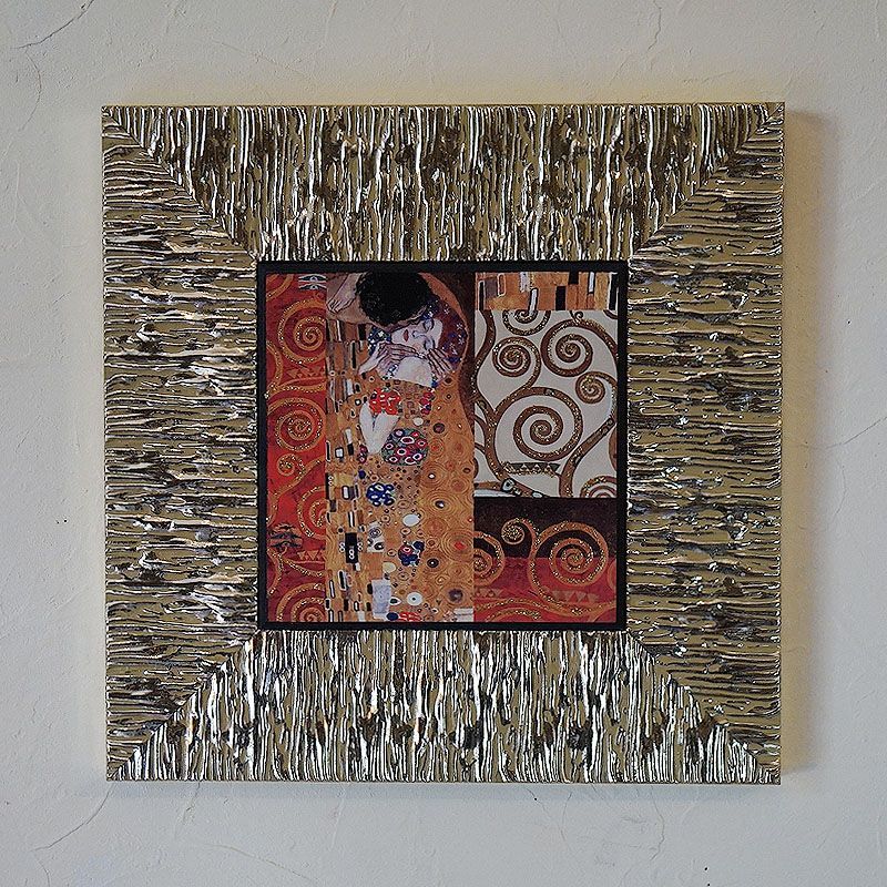 絵画 大量 絵画5点セット クリムト 美品 真作 シルクスクリーン 額縁