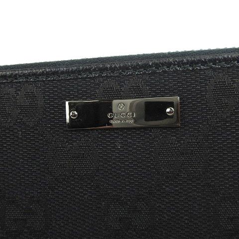 グッチ GUCCI GGキャンバス 長財布 ラウンドファスナー 307980 黒