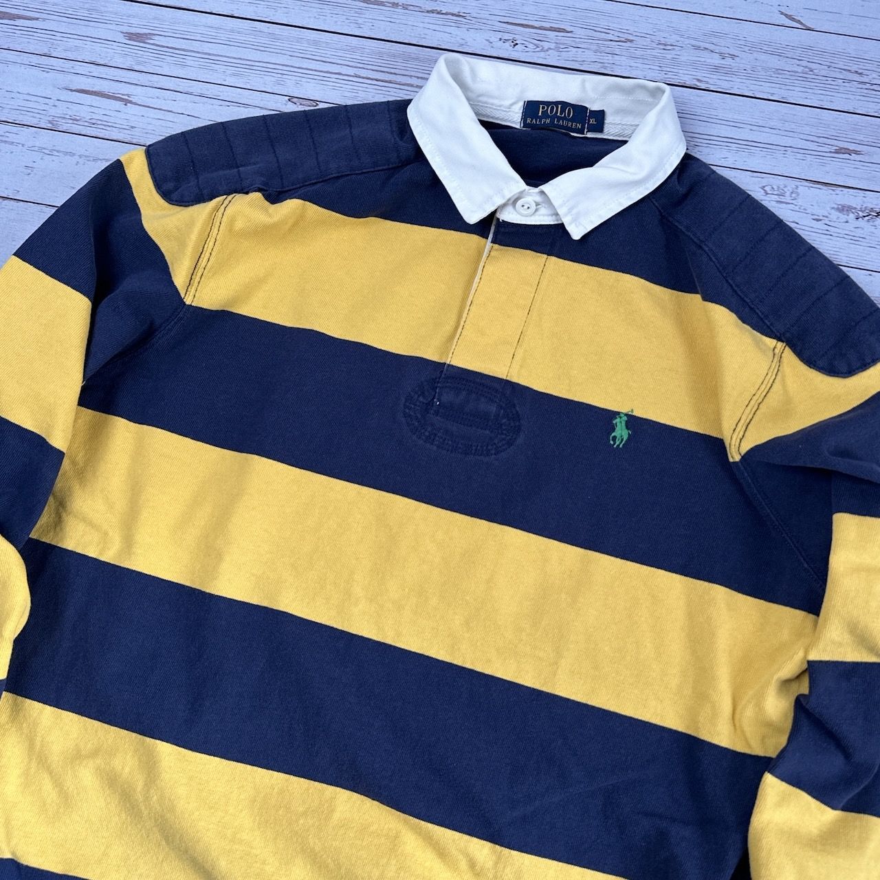 Polo RALPH LAUREN ラルフローレン ラガーシャツ ボーダー 長袖シャツ