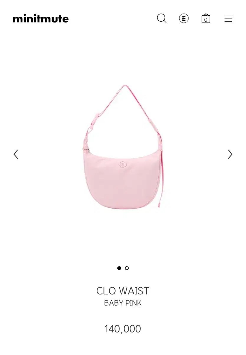 MINITMUTE ミニミュート CLO WAIST ベビー ピンク