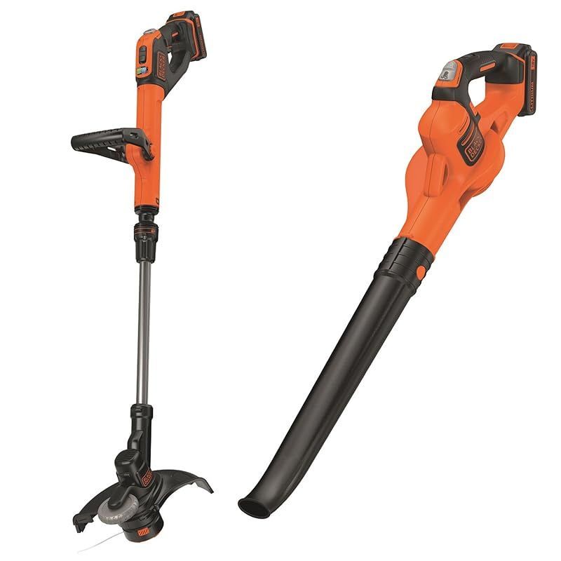 ブラックアンドデッカー(BLACK+DECKER) ナイロントリマー ブロワー スターターセット 18V 2.0Ah バッテリー 2個付き  GLGW18C - メルカリ