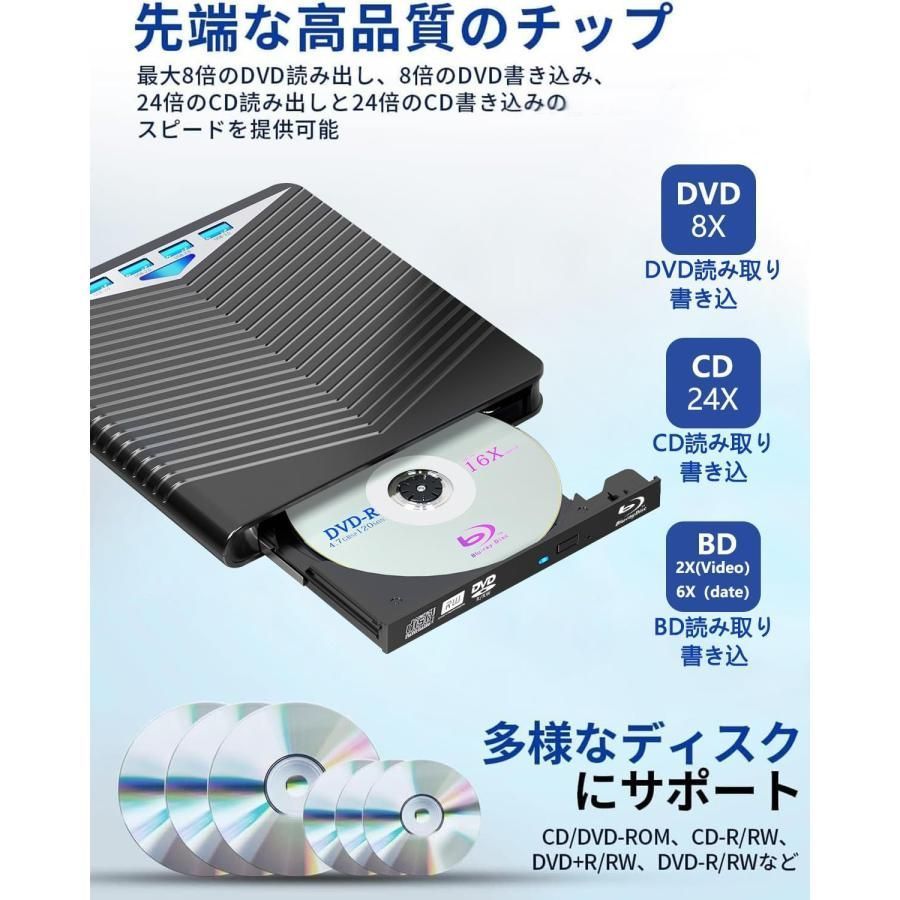 ロジテックダイレクト　外付けブルーレイディスクドライブ　USB3.0 ロジテックダイレクト ブルーレイドライブ 外付け USB