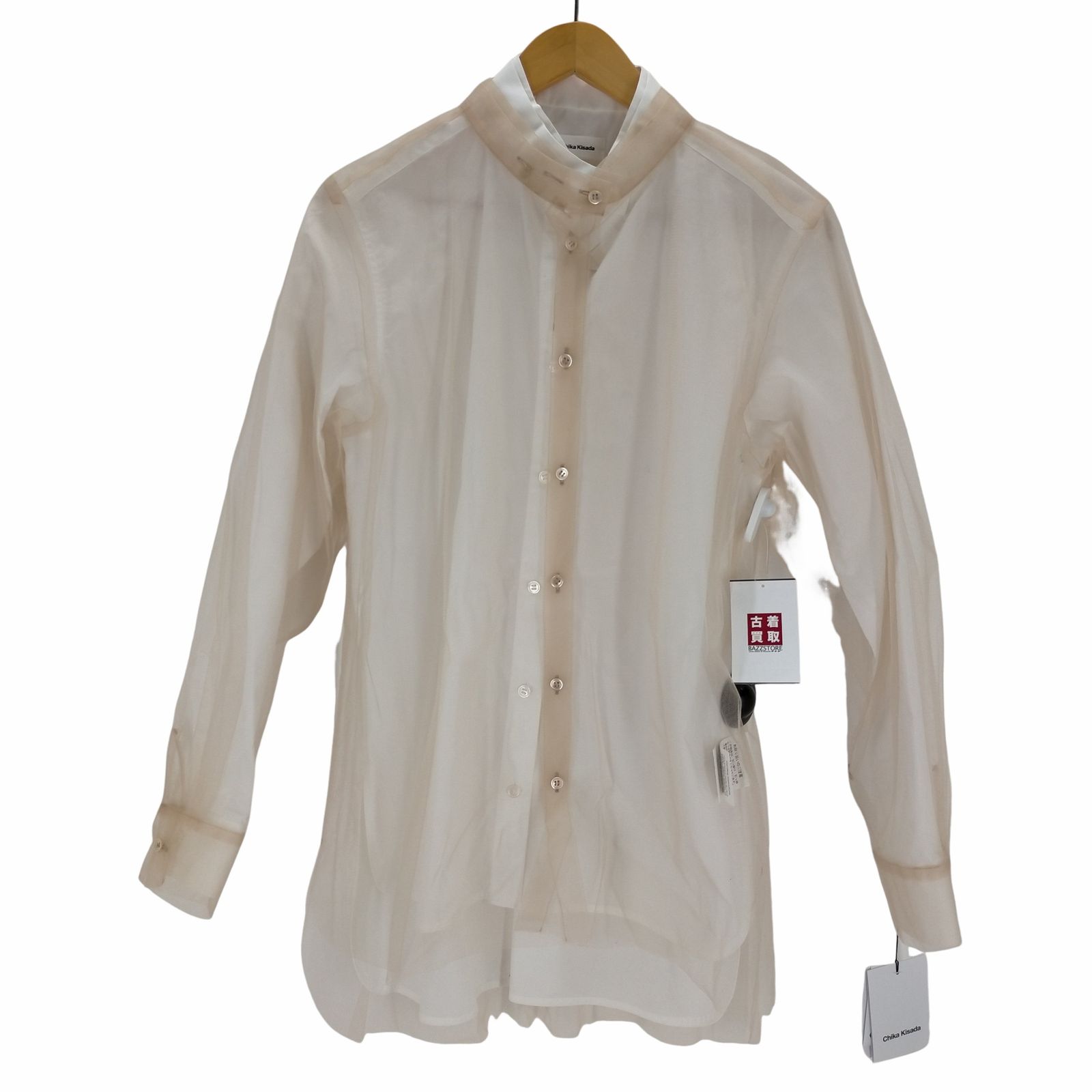 チカ キサダ Chika Kisada Long Sleeve Shirt チュールレイヤー 