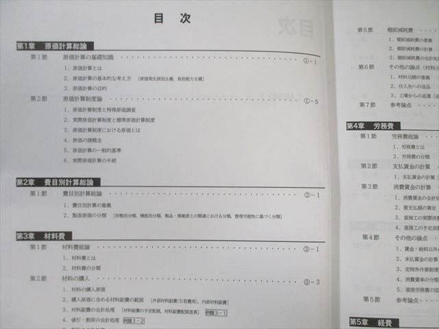 CPA会計学院 公認会計士講座 管理会計論 テキスト/個別計算問題集など