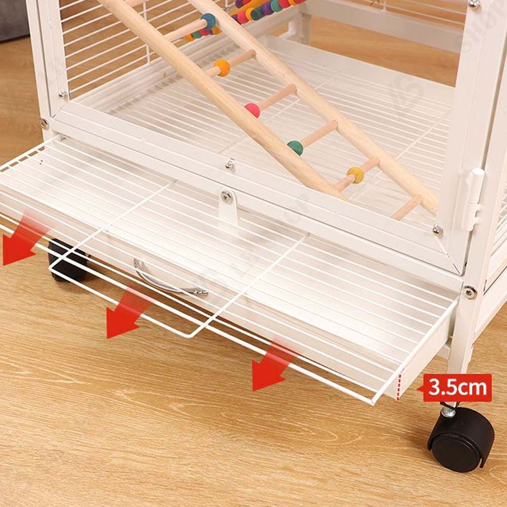 キャスター付き セキセイインコゴザクラインコオカメインコ鳥籠