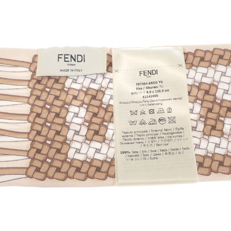 FENDI ダブルサイド ラッピー スカーフ