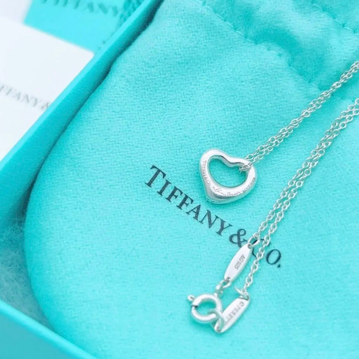 新品✨Tiffanyティファニー オープンハートネックレス11mm プレゼント