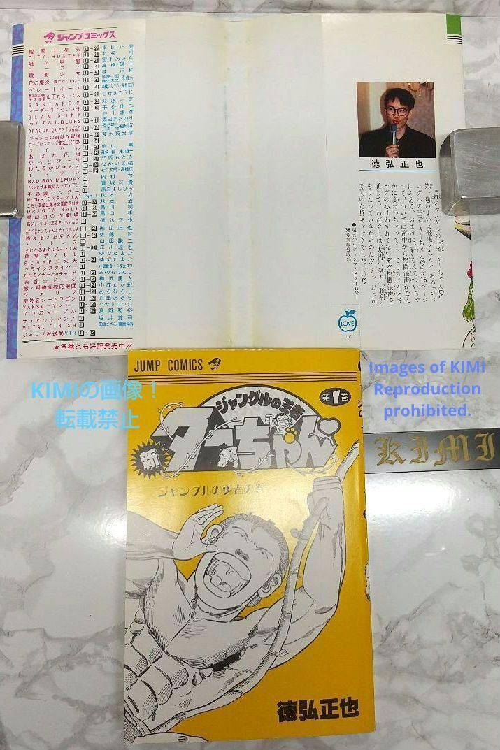 希少 初版 新ジャングルの王者ターちゃん 第1巻 コミック 本 1991 徳弘