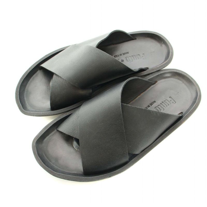 プントピグロ PUNTO PIGRO 22SS CROSS STRAP SANDALS クロスストラップ 