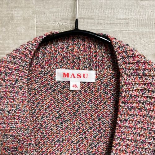 MASU エムエーエスユー MELANGE LOOSE CARDIGAN カーディガン 46