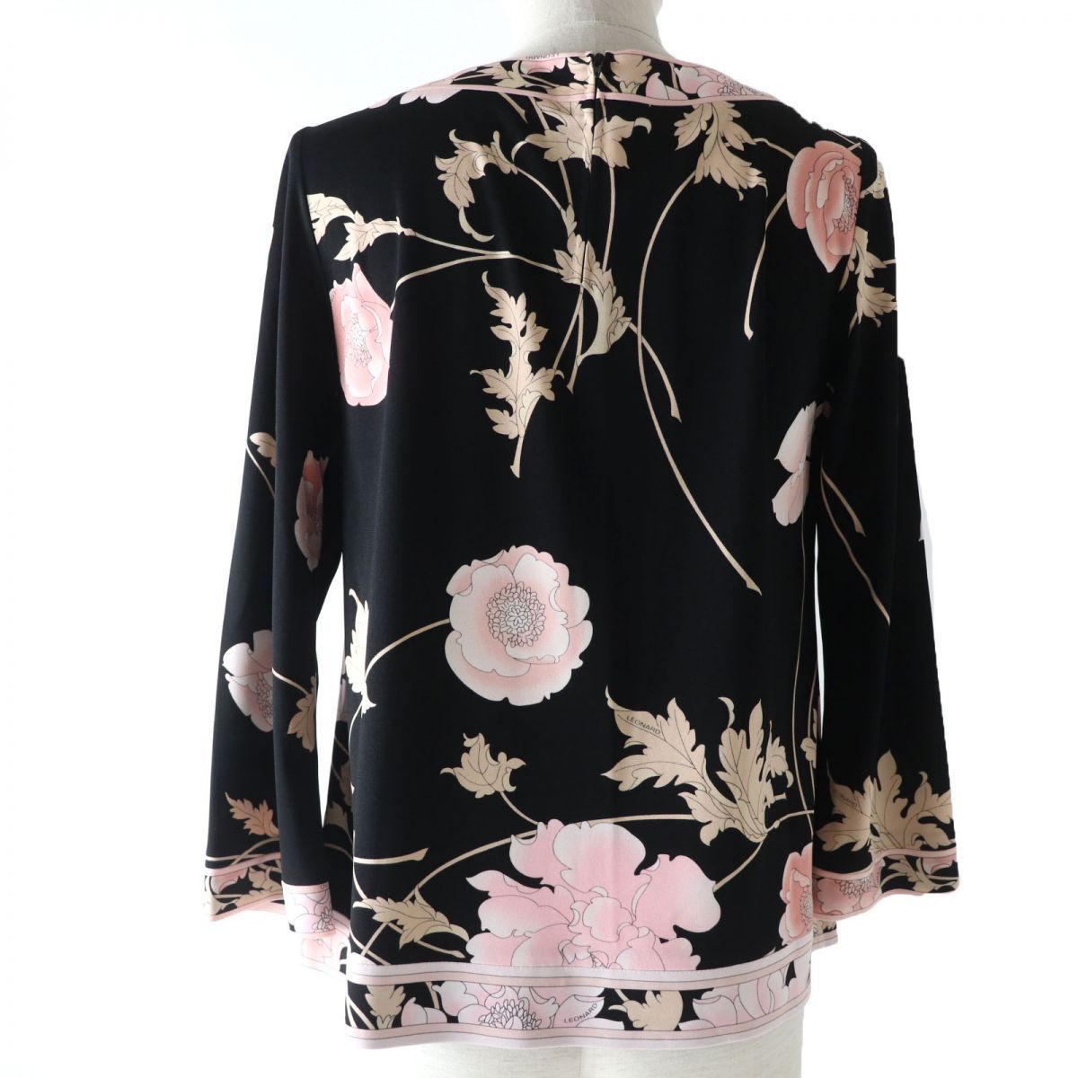 極美品☆正規品 LEONARD FASHION レオナール ファッション 0179224 花