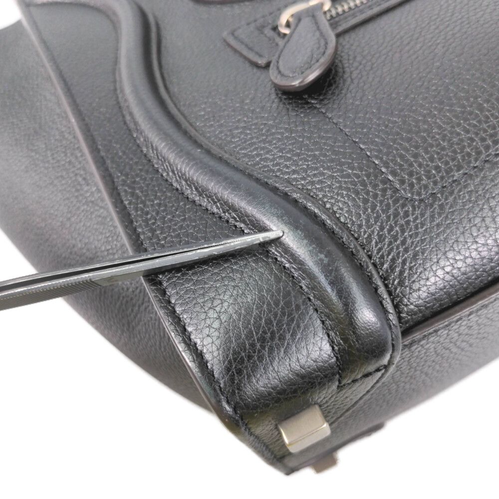 CELINE セリーヌ ラゲージ マイクロショッパー レザー