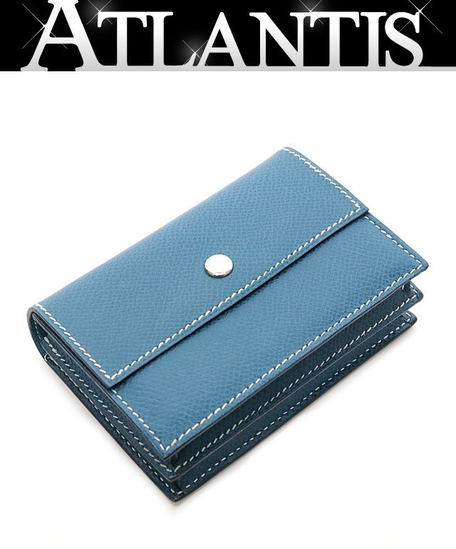 なかお □Q (2013) カルヴィ ヴェルソ 名刺入れ HERMES エルメス カードケース カルヴィ ヴェルソ エプソン ヴェール