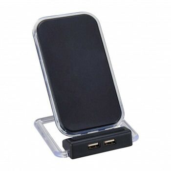 アイトック 2USBポート付ワイヤレス充電器アスタブ 6169-23 4328-036
