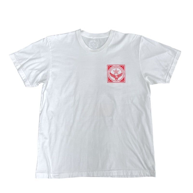 【CHROME HEARTS】クロムハーツ CH Foti Wing Tee 2212-304-0786 半袖Ｔシャツ コットン メンズ 白 ホワイト サイズL ジャパンタグ付