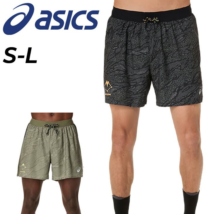 アシックス ランニングパンツ メンズ 海外サイズ ショートパンツ
