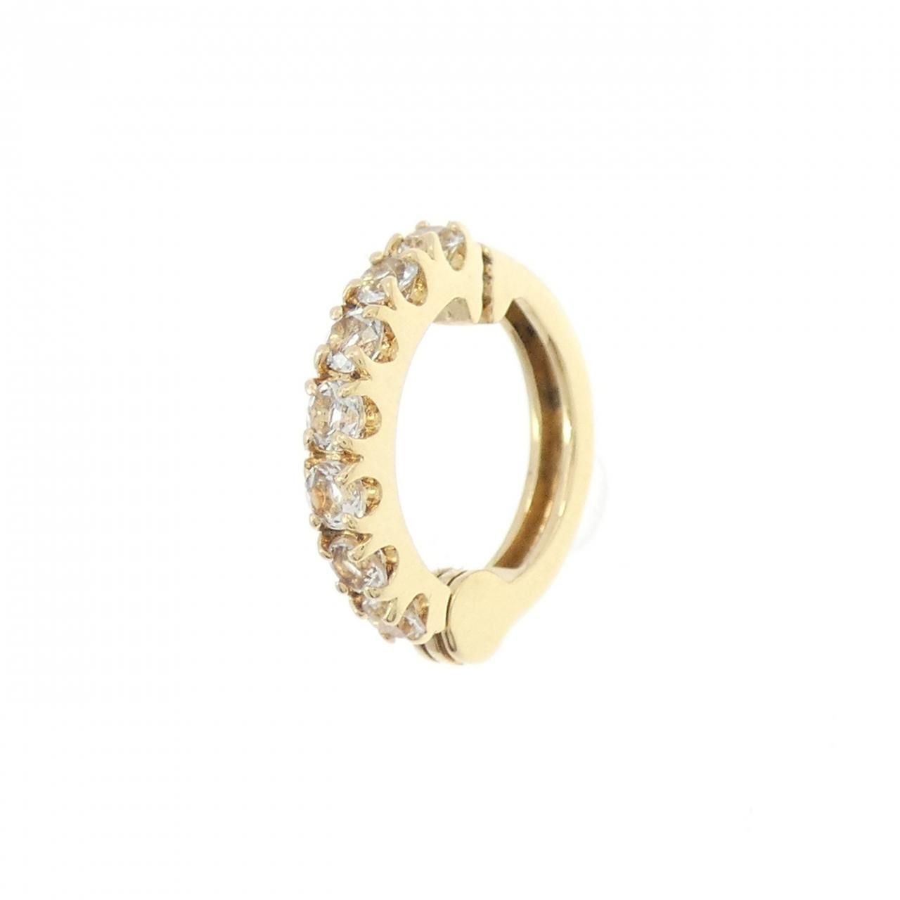 ヴェレッタ オッターヴァ ホワイトトパーズ イヤリング 片耳