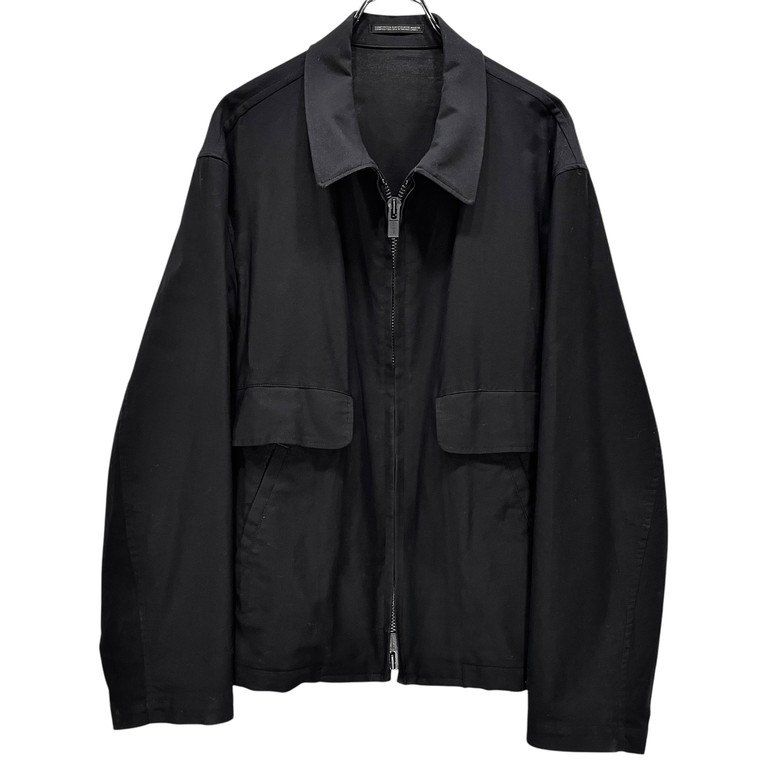 Yohji Yamamoto Pour Homme 23SS A-ONE LAYER SINGLE RIDERS JK コットンギャバジンライダースジャケット ブルゾン