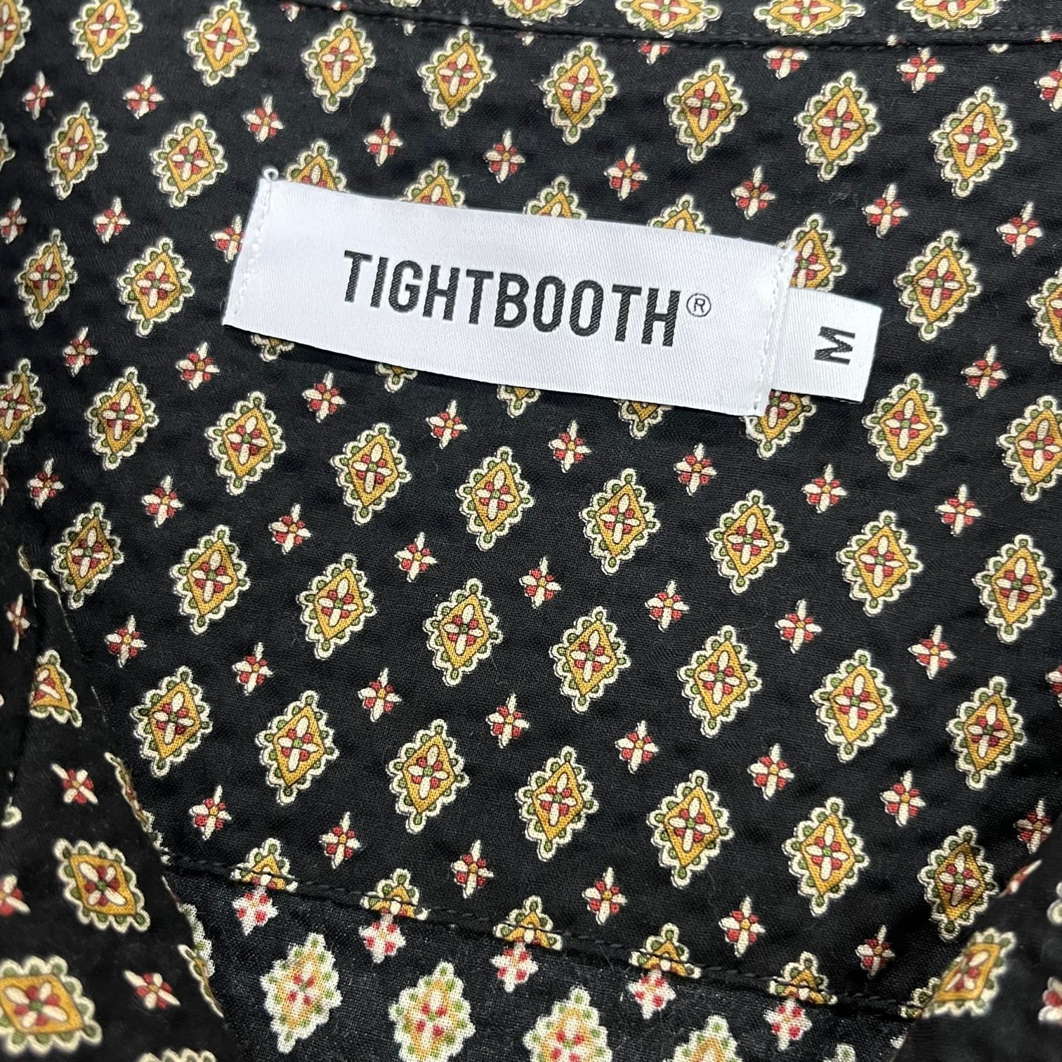 定価25300円 Tightbooth 23SS RHOMBUS SHIRT SU23-S03 総柄 シアサッカー シャツ タイトブース M  54767A - メルカリ