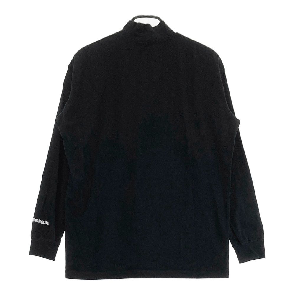サイズ：M TANGRAM　タングラム  ハイネック 長袖Tシャツ  ブラック系 [240101487118] ゴルフウェア メンズ ストスト サイズ：M TANGRAM タングラム ハイネック 長袖Tシャツ ブラック