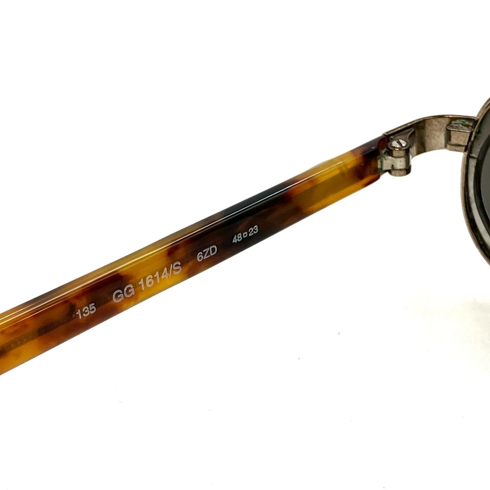 GUCCI グッチ GG 1614/S 6ZD 48□23 135 サングラス べっ甲 ケース付き
