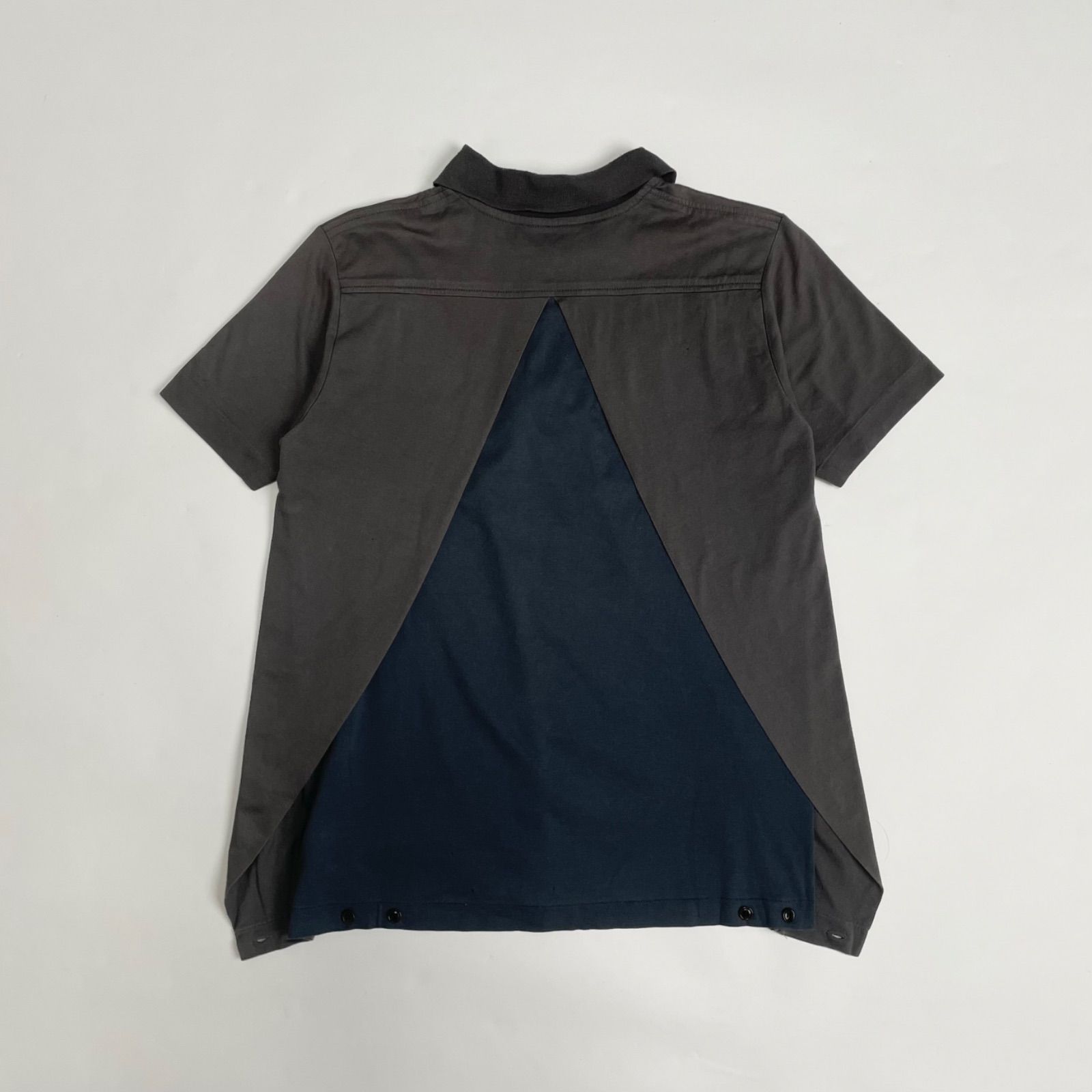 N.HOOLYWOOD back opened polo shirt