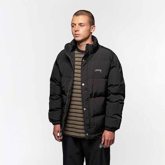 stussy solid puffer jacket - ダウンジャケット