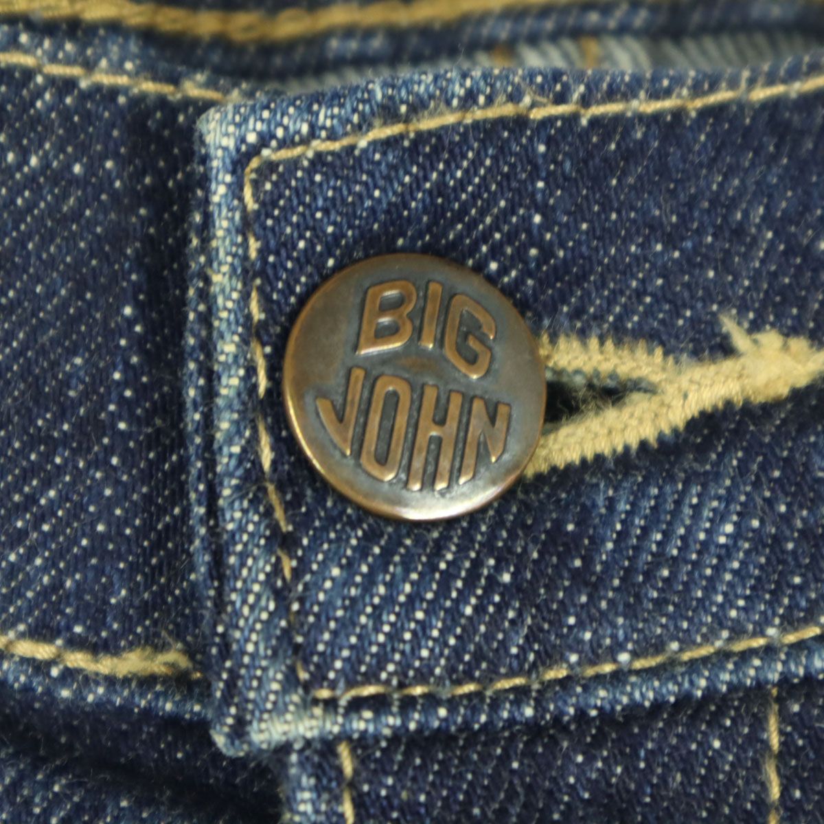 BIG JOHN ビックジョン デニムパンツ w32 ブルー メンズ 古着