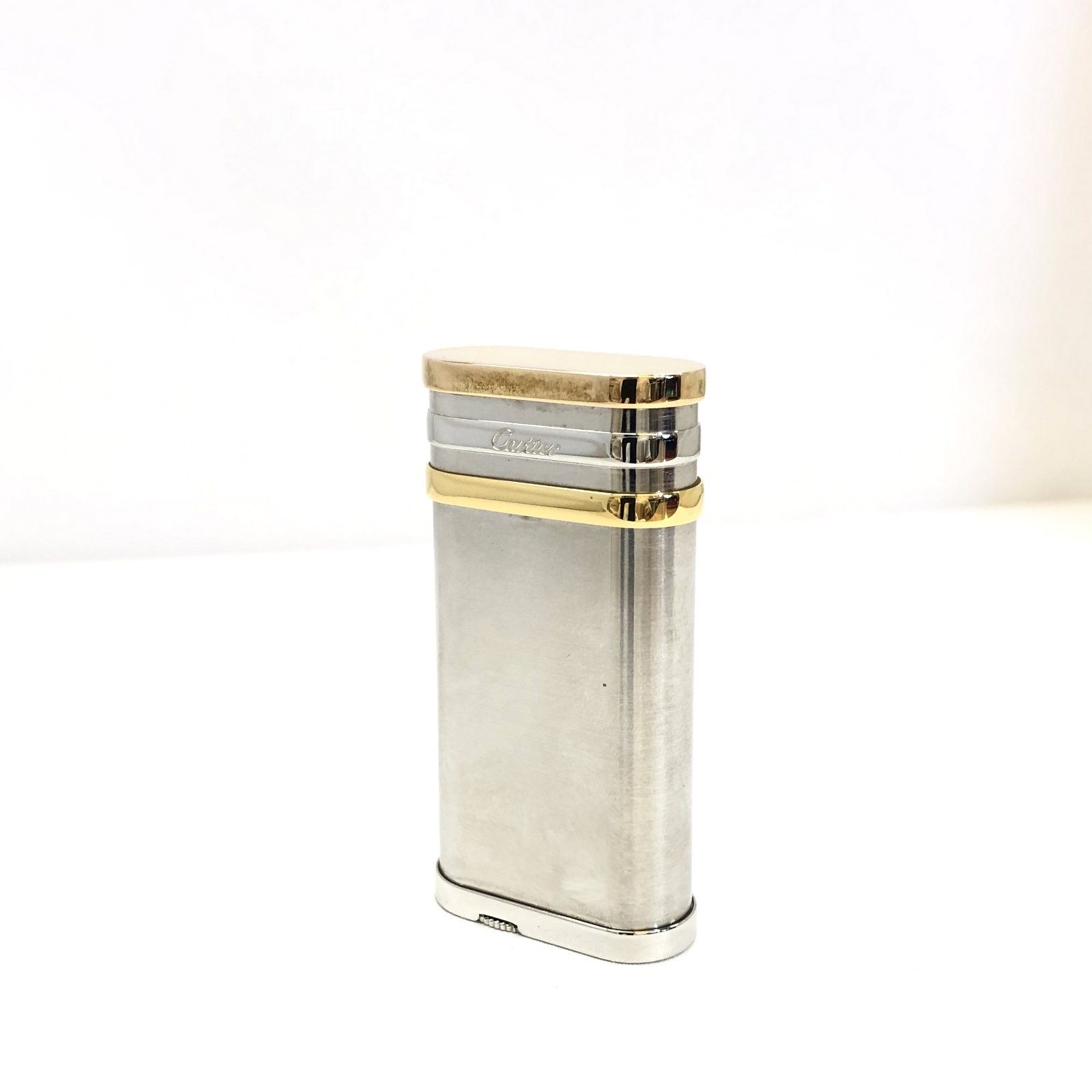Cartier カルティエ ガスライター ゴドロン シルバー ゴールド