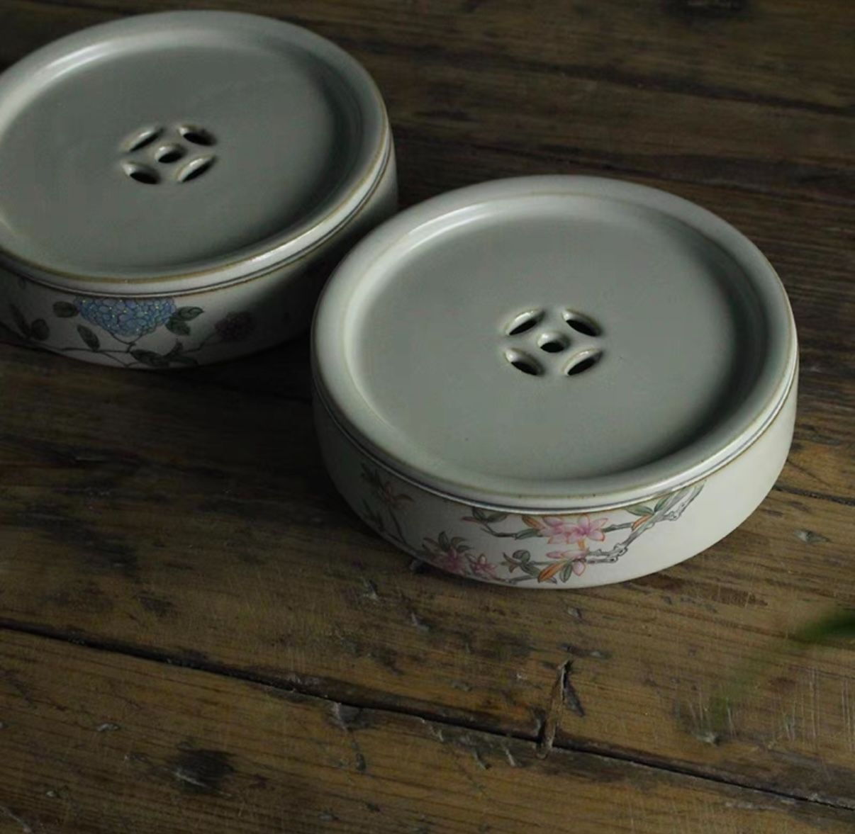 景徳鎮製　中国茶器　茶盤