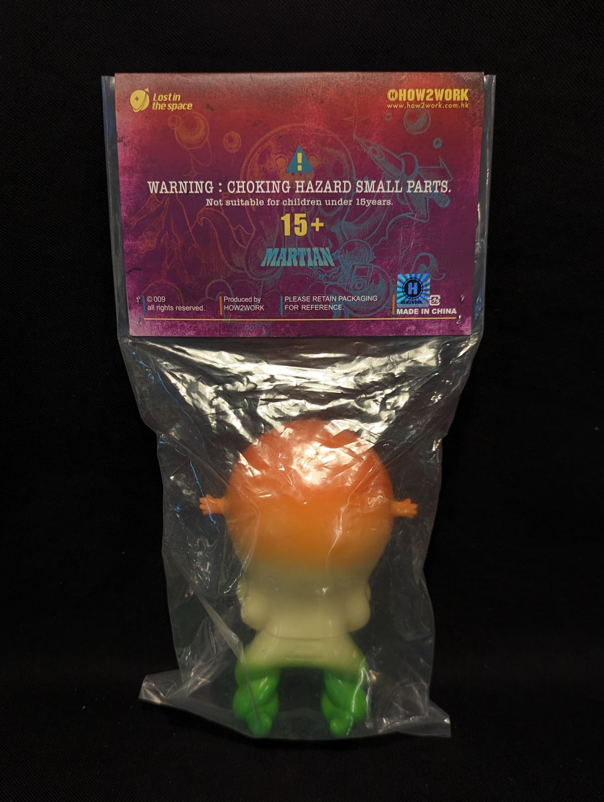コレクション HOW2WORKS 火星人 Martian クリーム成型/オレンジ/緑 009