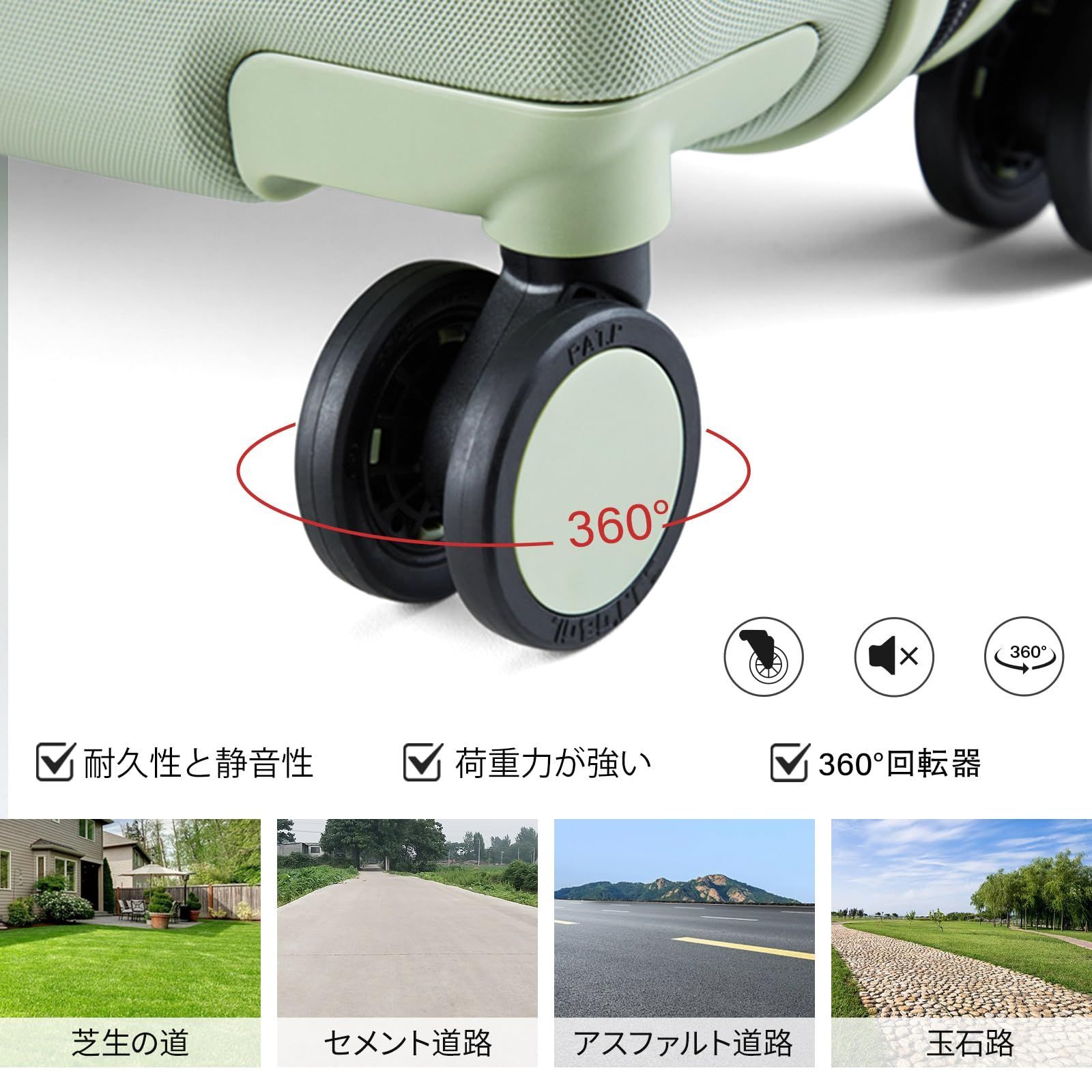 頑丈耐スクラッチ耐衝撃PC材質 国際TSA暗号ロック