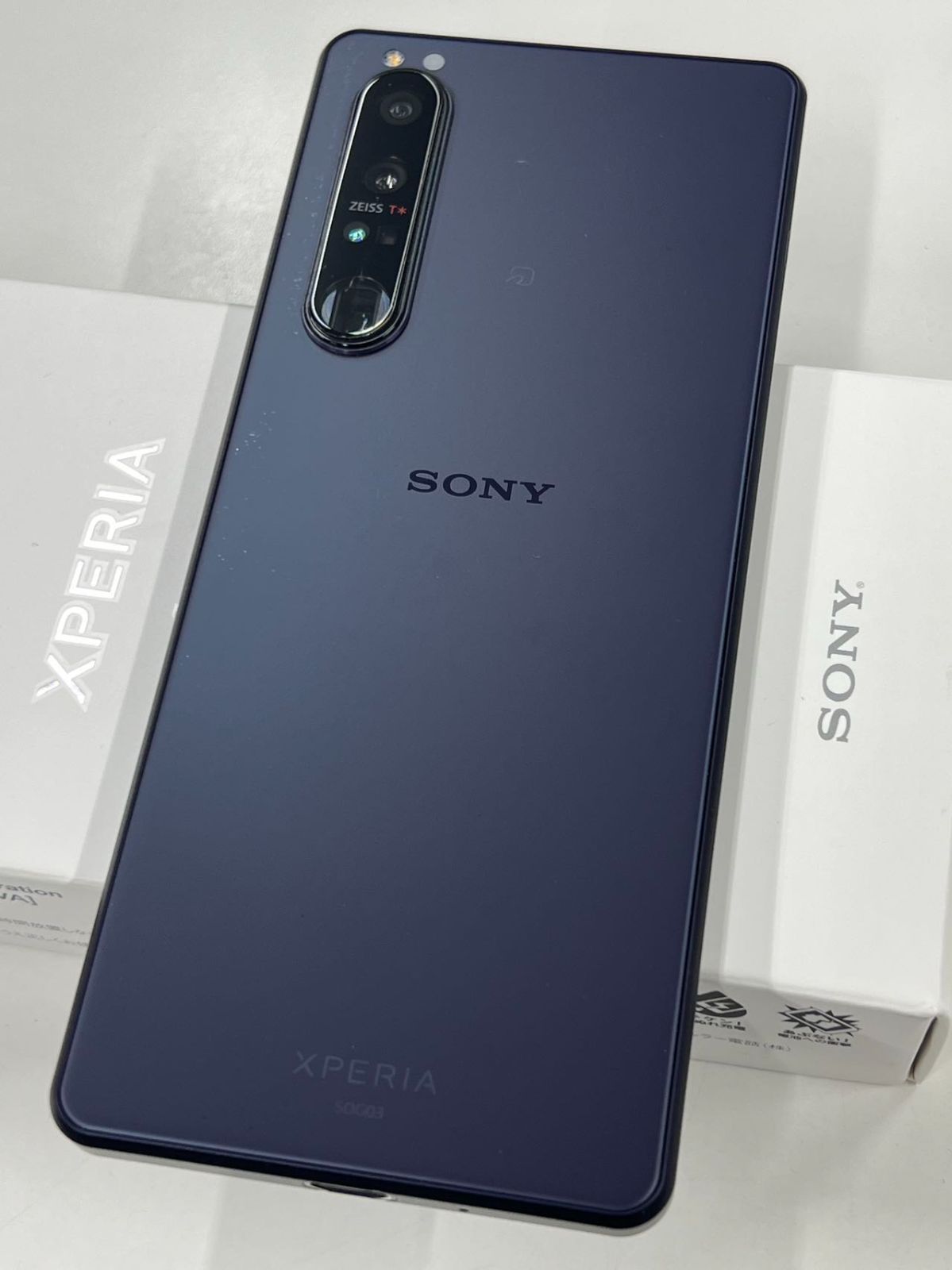 ジャンク SONY Xperia 1 III SOG03 フロストパープル 256GB AU