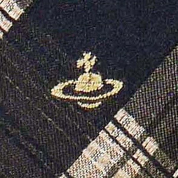 ヴィヴィアン・ウエストウッド ネクタイ チェック系 ネイビー