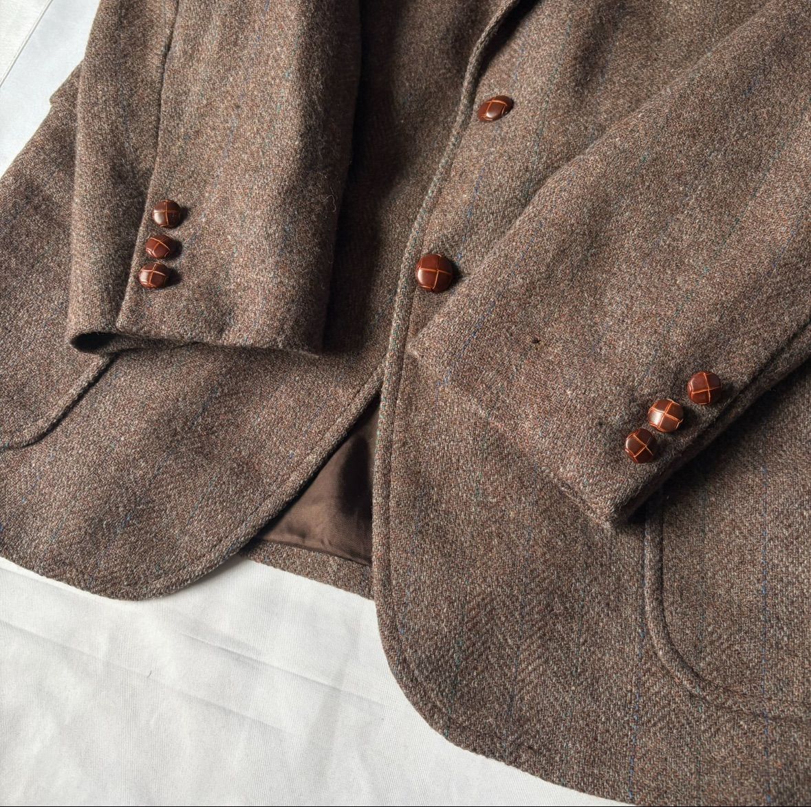 80-90s? Christopher Brooks 2B Tweed Jacket クリストファー