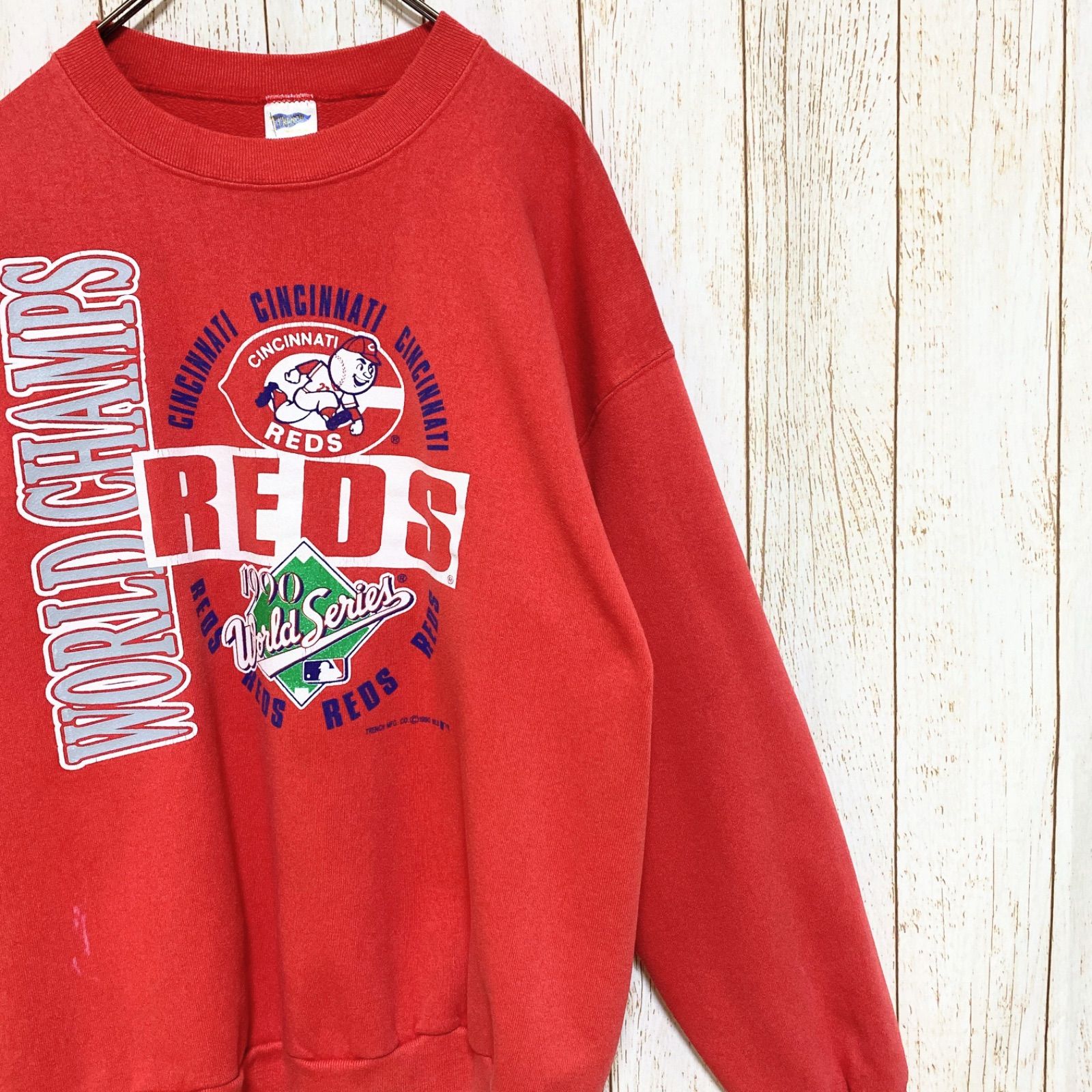 90s USA製 MLB Cincinnati Reds シンシナティ・レッズ プリント