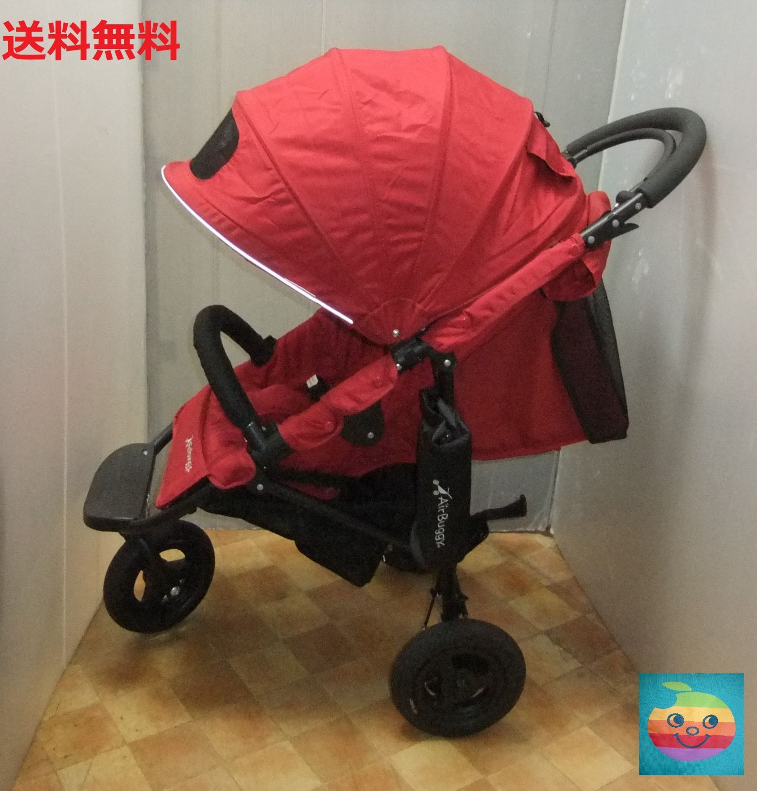 綺麗/エアバギーココブレーキモデル/３カ月~３歳頃/フットマフ付/クリーニング済 綺麗/エアバギーココブレーキモデル/3カ月~3歳頃/フットマフ付