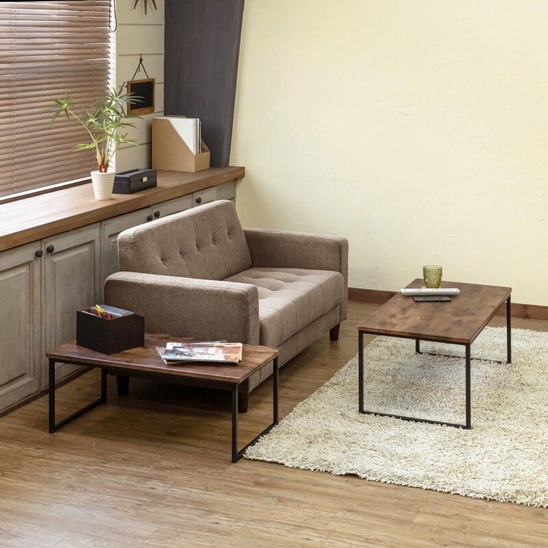 Quincy　センターテーブル2点セット　オーク Quincyセンターテーブル2点セットオーク