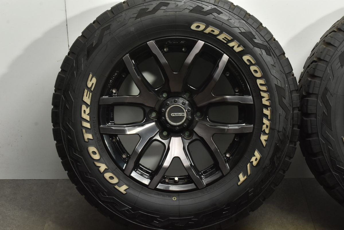 だいてつ　美品　レイズ デイトナ　FDX-F6 265/65R17 人気ホイール】レイズ チームデイトナ FDX F6 17in 8J +20 PCD139.7