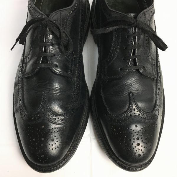 70s-80s Vintage USA製 CAT'S PAWヒール ロングウイングチップ
