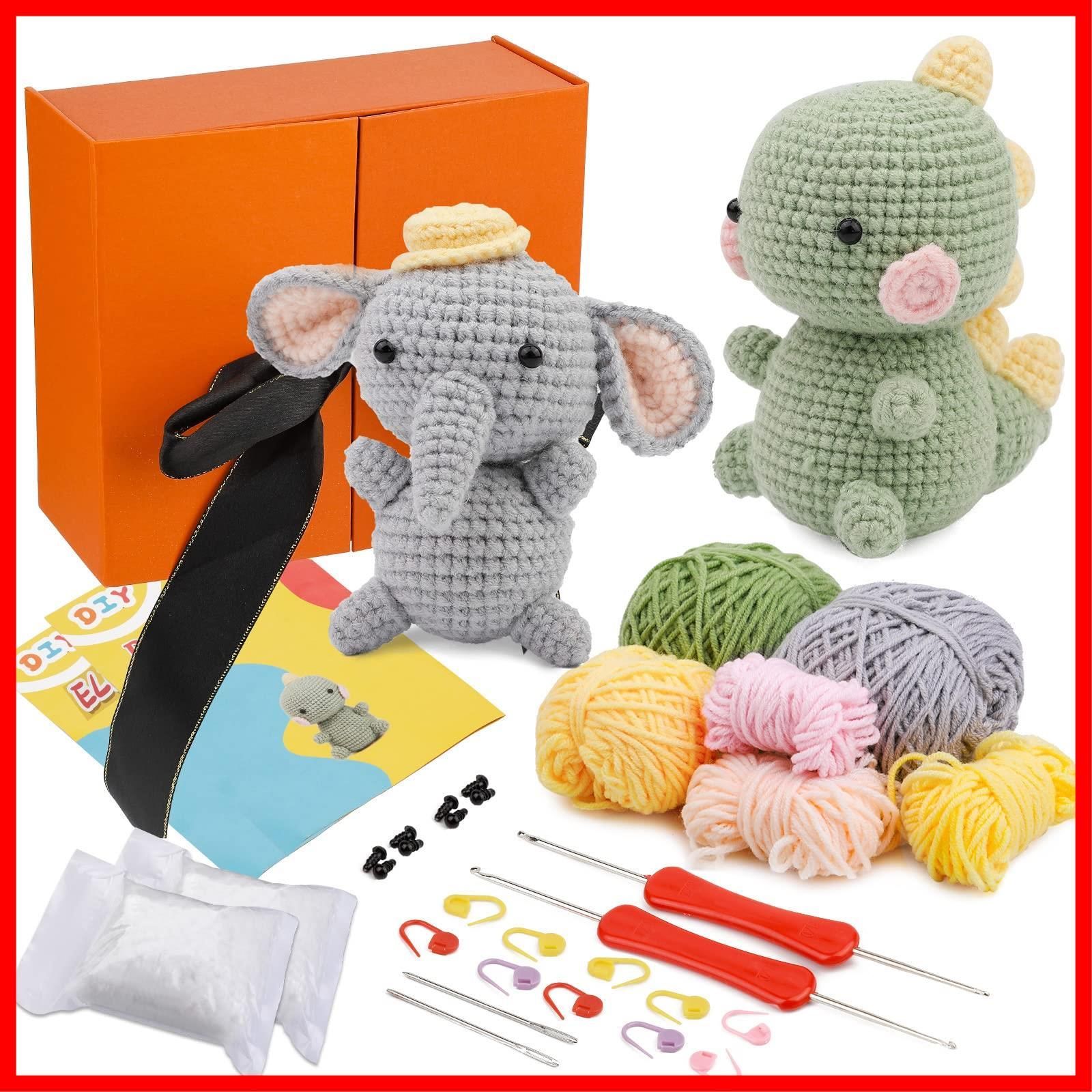 【人気商品】ゾウの キット 編み物 ペンギン 編みぐるみ 手作り 編みぐるみ 手芸キット なまけものキット アニマル あみもの 手作り 手芸キット