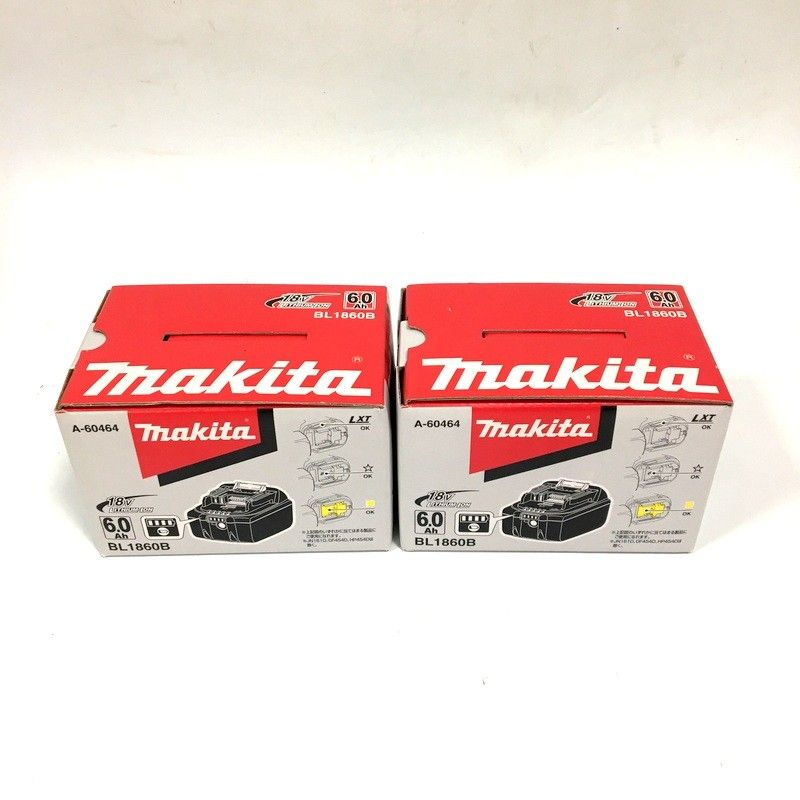 未使用 makita マキタ リチウムイオンバッテリー BL1860B A 未使用 makita マキタ リチウムイオンバッテリー BL1860B A