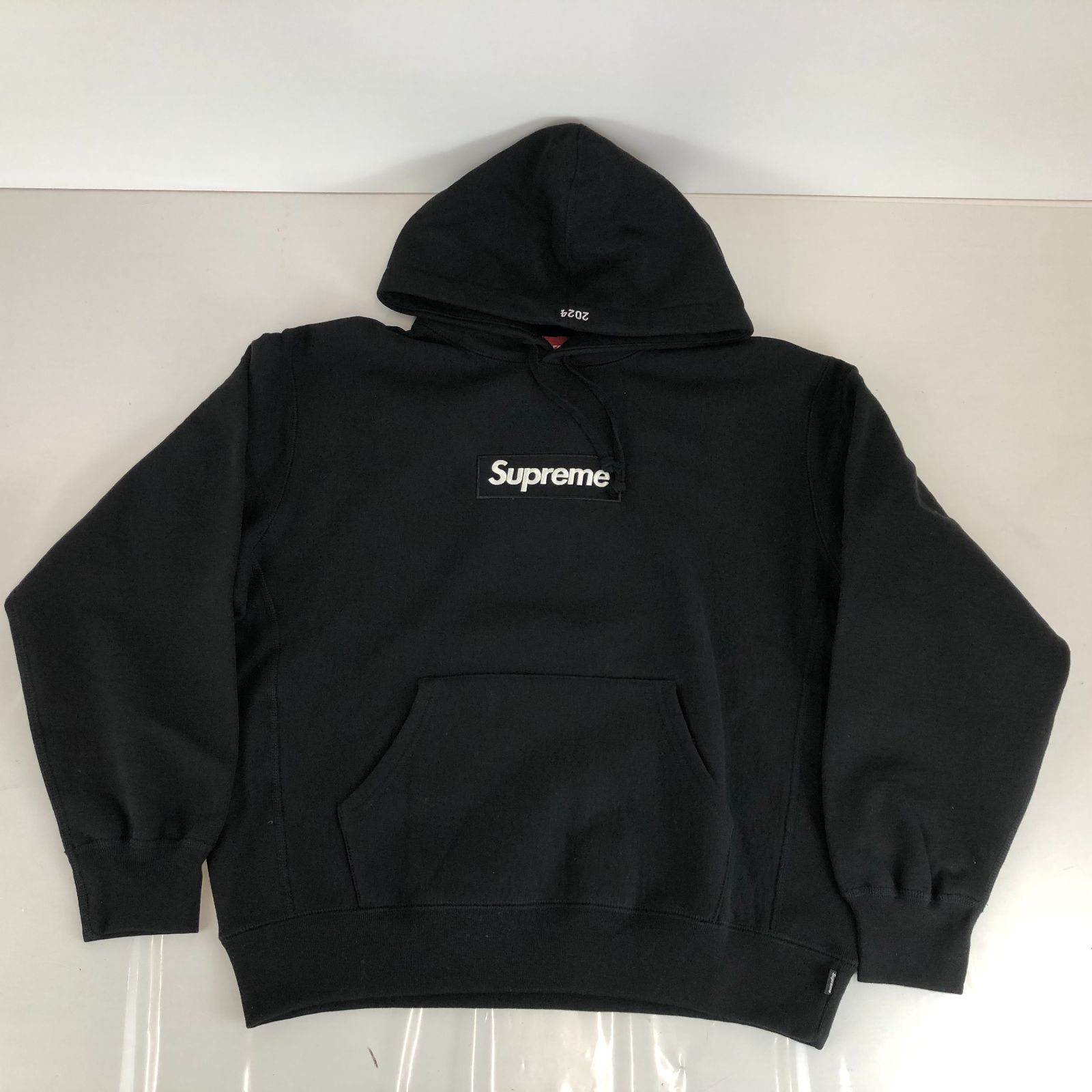 Supreme Washed Box Logo Crewneck Black メンズ - SS25 - JP