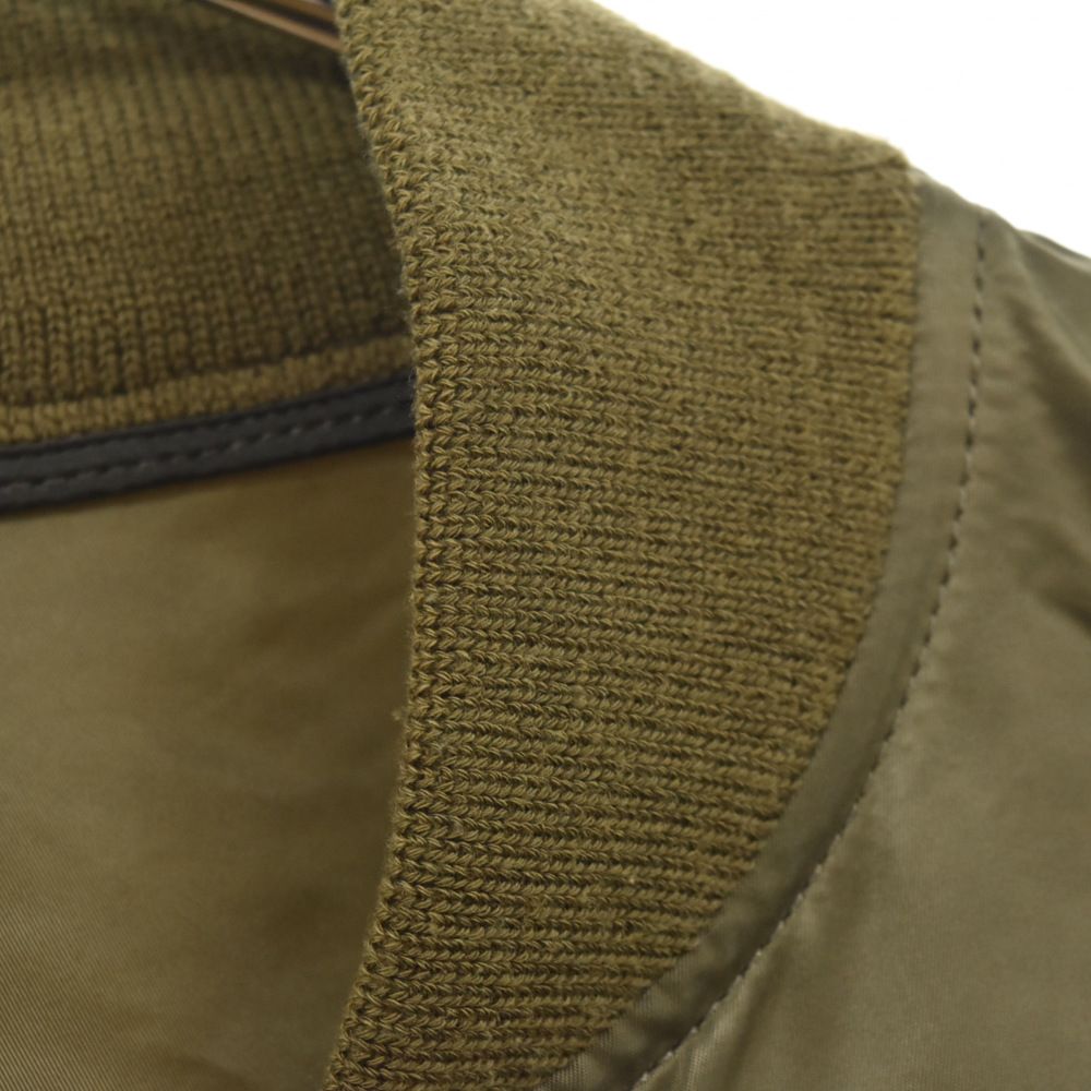 Sacai (サカイ) 20SS NYLON TWILL KNIT BLOUSON ドッキングデザイン 