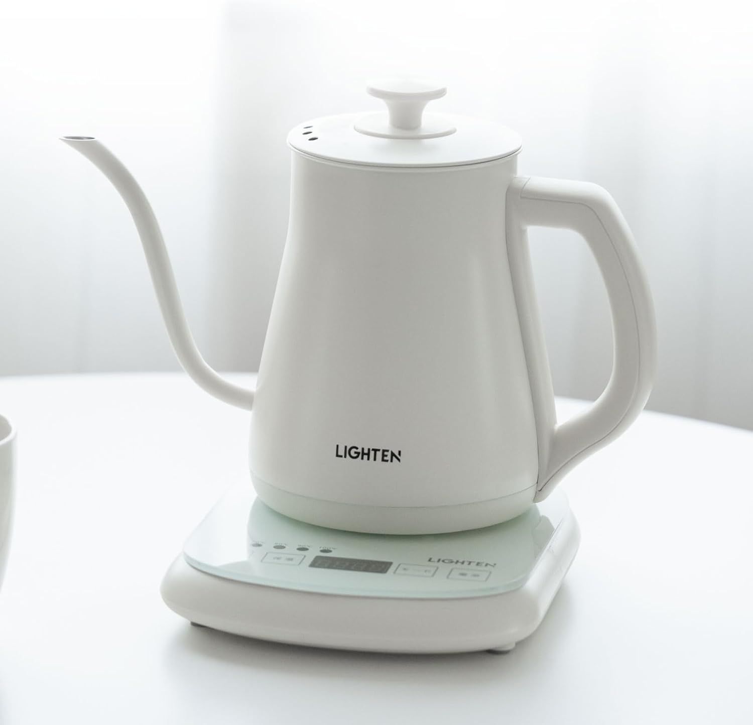 電気ケトル コーヒー ケトル 電気 0.8L 5段階温度調 ドリップ