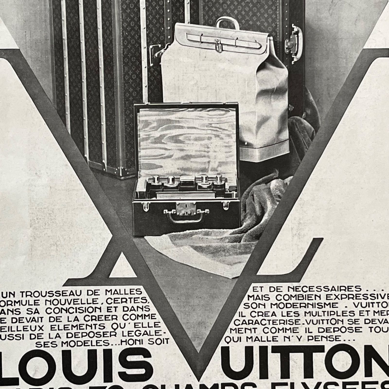 1931 広告＞ Louis Vuitton ルイ・ヴィトン ポスター
