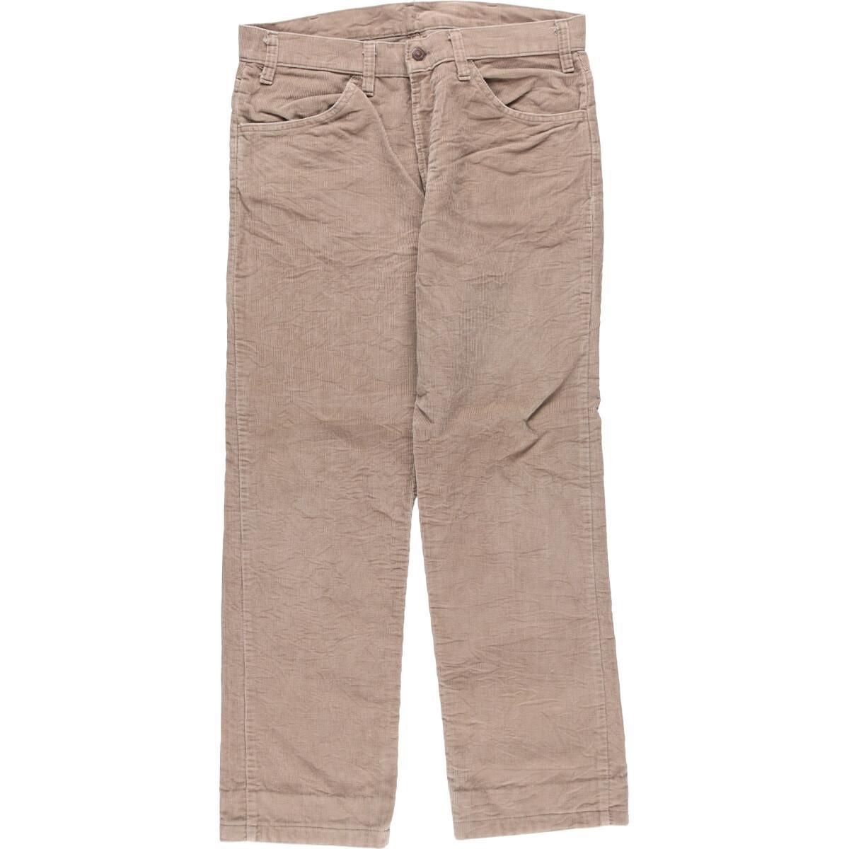 80s ビンテージ リーバイス コーデュロイ 519 茶 W34 42TALON 古着 80年代 リーバイス Levi's 519 コーデュロイパンツ メンズ
